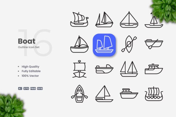 Boat Icons: Why Simple, Clean Icon Design Is Essential for Modern Digital and Print Projects