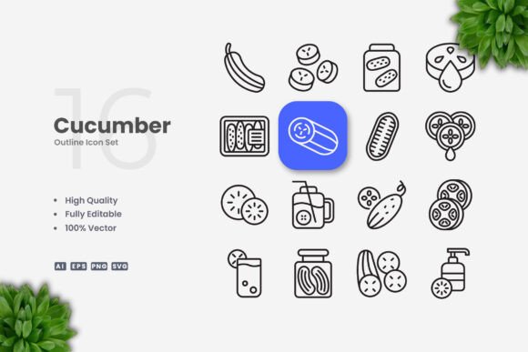 Choosing Cucumber Icons for Clean, Vector-Based Design: A Practical Overview