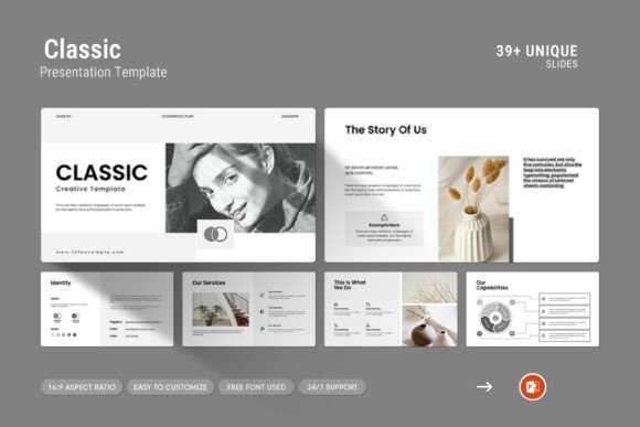 Classic Creative PowerPoint Template