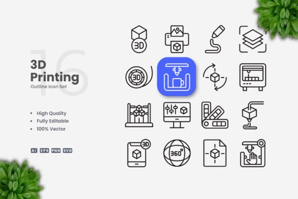 Evaluating 3D Printing Icons for Professional Design Projects