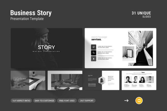 Evaluating the Business Story Google Slides Template for Professional Presentations