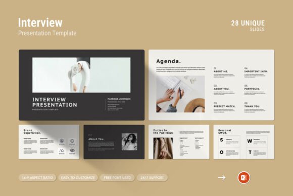 Interview Powerpoint Template: A Versatile Tool for Professional Presentations