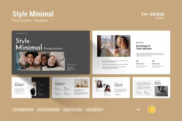 Style Minimal Google Slides Template: A Modern Approach to Professional Presentation