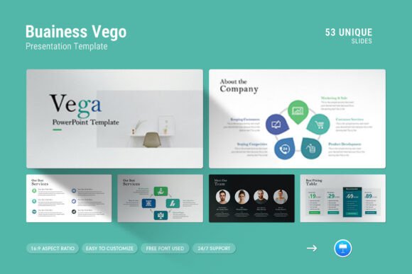 Vaga Keynote Presentation Template: A Professional and Clean Way to Showcase Your Work
